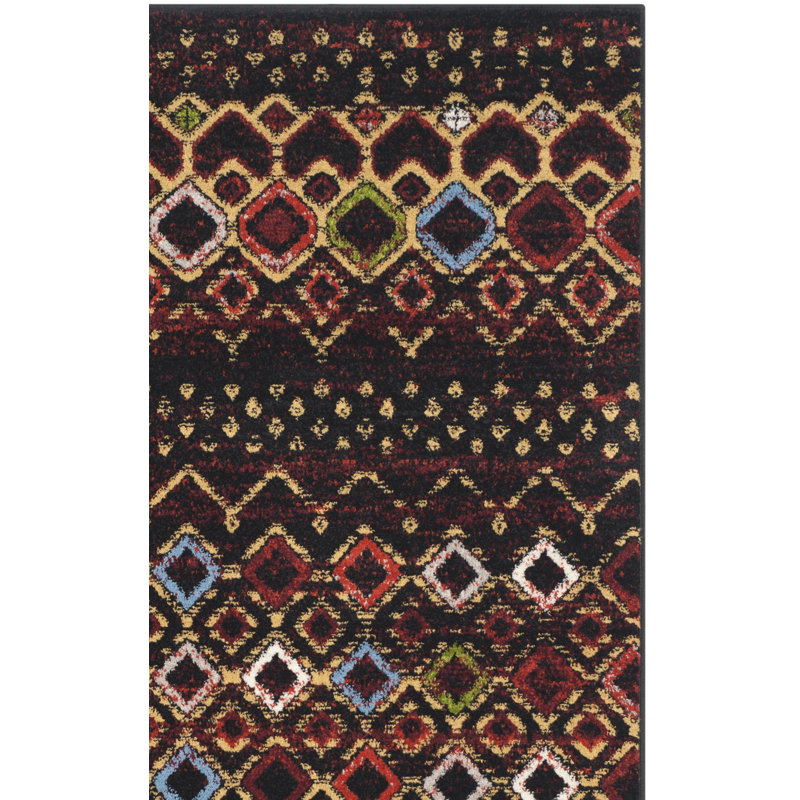Poarch Performance Geometric Rug, Runner 2'3" x 14'