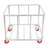 35.43X25.6X31.5” Commercial Laundry Cart With Wheels-229124702