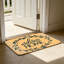 Tapis de sol à couronne jaune 24 po x 36 po pour l'extérieur et l'intérieur