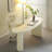 White Curved Solid Wood Writing desk-301537896-301537898