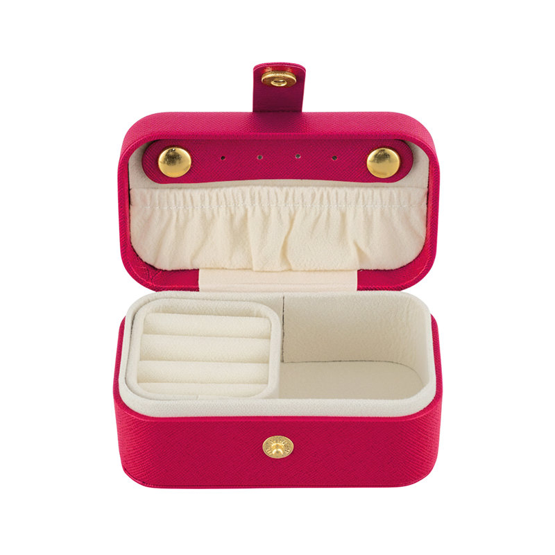 Jewellery Box + Dividers, Rose Red
