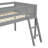 Wood Low Loft Bed With Ladder, Ladder Can Be Placed On The Left Or Right-857390896-857390902