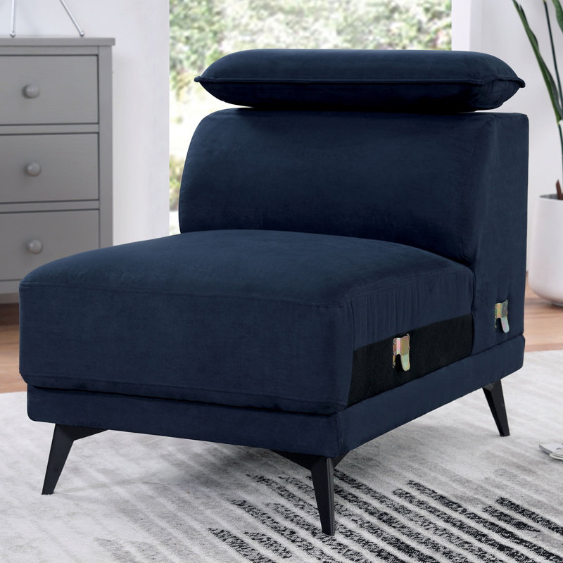 Chaise sans accoudoirs de style contemporain, Marine