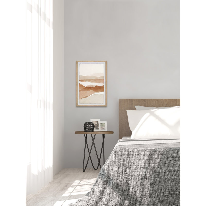 The Glowing River - peinture encadrée, H 12 po x l 8 po