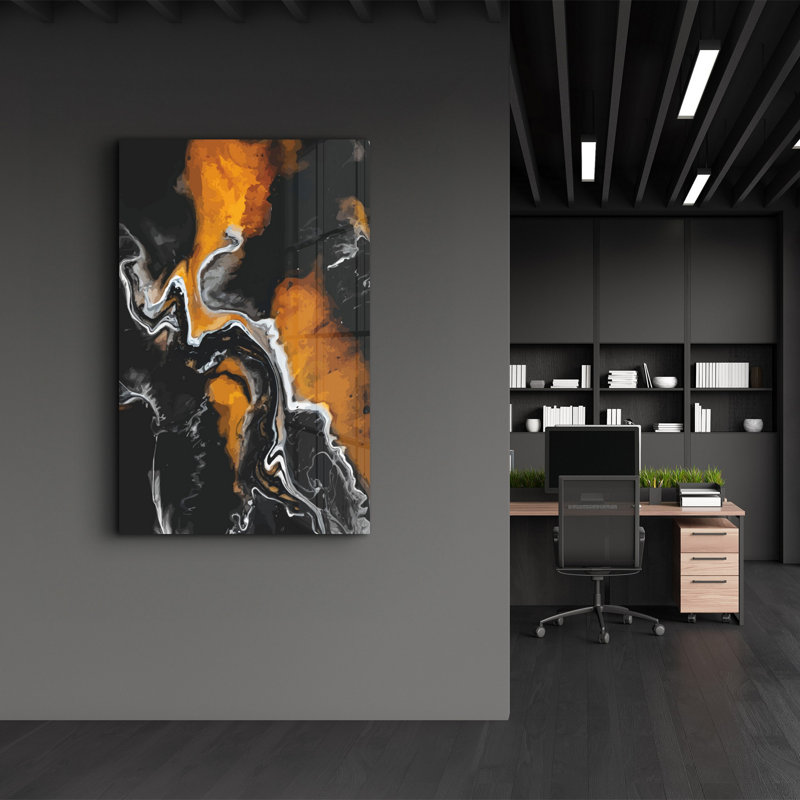 Decorative Tempered Glass Painting