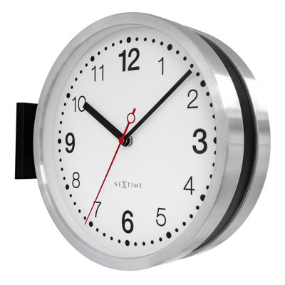 Horloge murale double 11 po