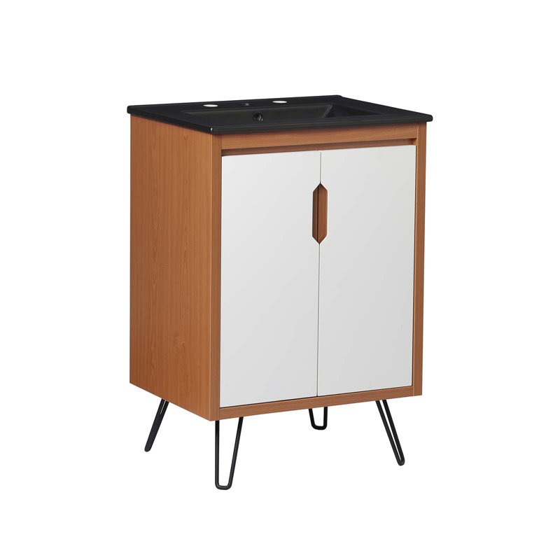 Meuble-lavabo de 24 po Modway Energize, Noir