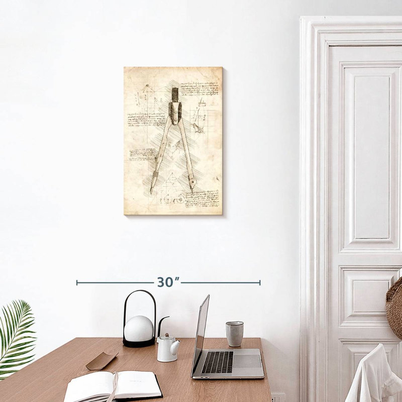 Laelle Drawing Compass, 24" H x 16" W