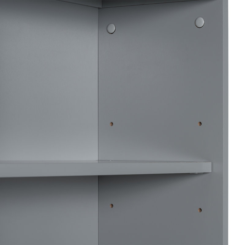 Armoire de salle de bain Caira, Gris