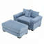 Fauteuil club avec repose-pieds 54,3 po-1343959812