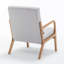 Chaise décorative en bois de style médiéval avec accoudoirs-1601423504