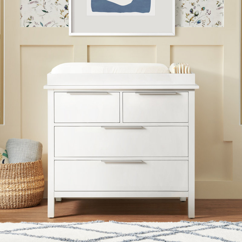 The 4-Drawer Dresser, White
