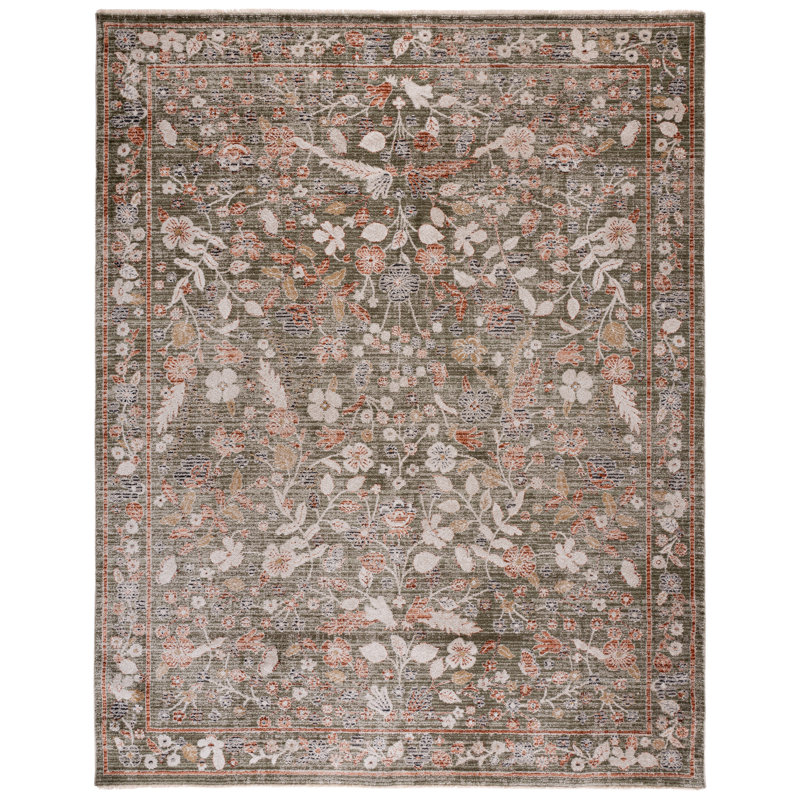 Grove 632 Performance Floral Rug, Rectangle 8' x 10'