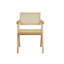 Chaise avec accoudoirs en bois naturel-1565552885
