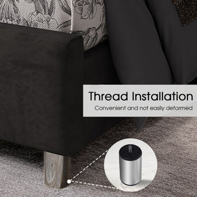 Duluth Upholstered Wingback Bed
