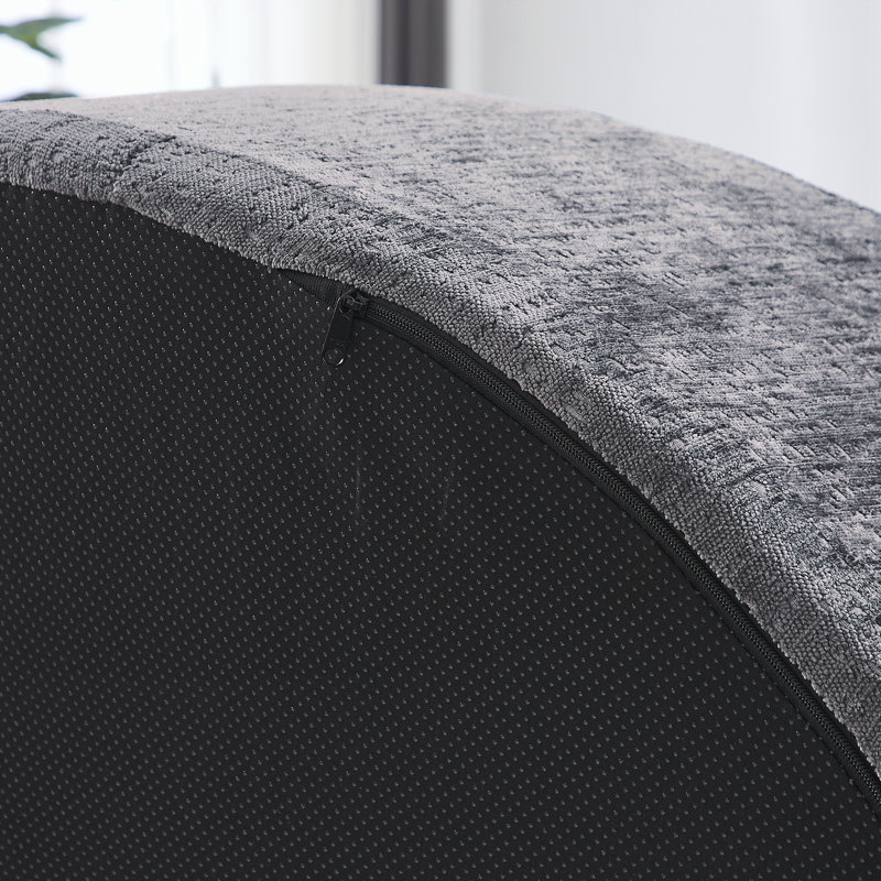 Fauteuil-lit moderne pour salon, chambre à coucher, Tissu gris