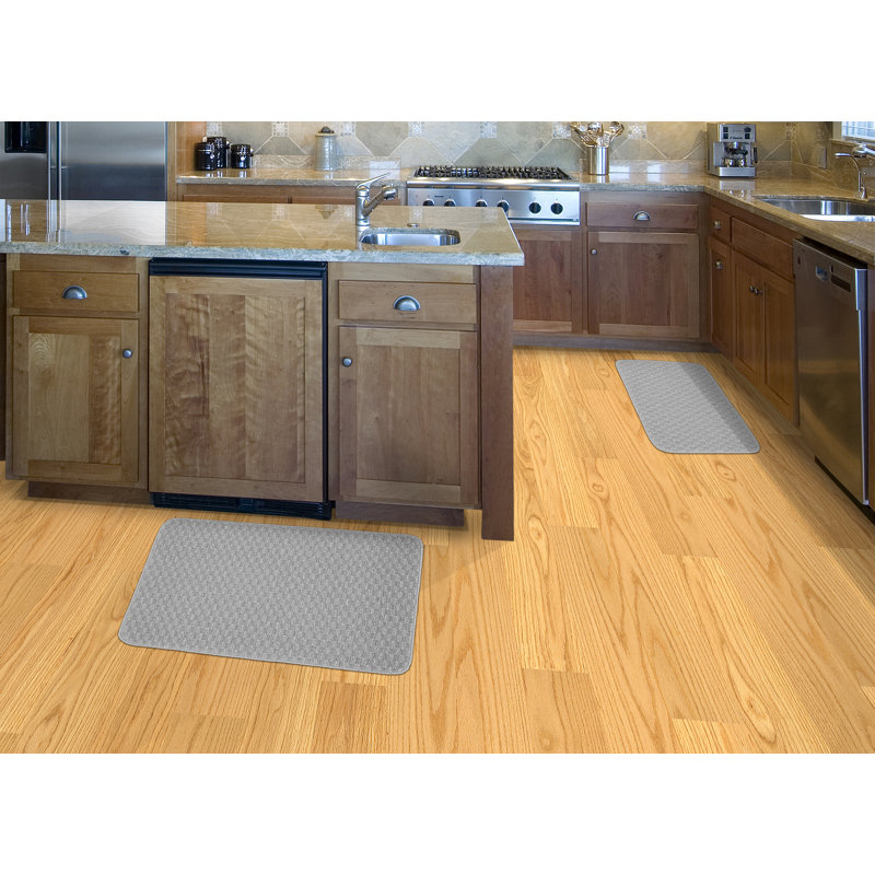 Ensemble de tapis de cuisine Lomax, Argent