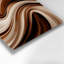 Gradient abstrait 34, art mural en métal beige-369015513