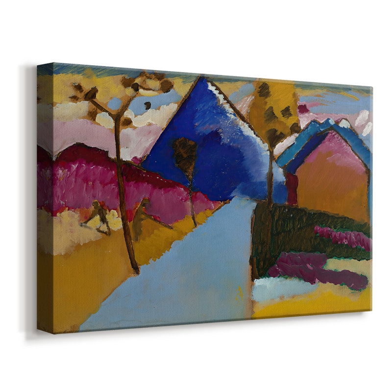 Mountain Landscape, Murnau-Wassily Kandinsky-Gallery Wrapped Canvas-c. 1908–1910, 8 x 12