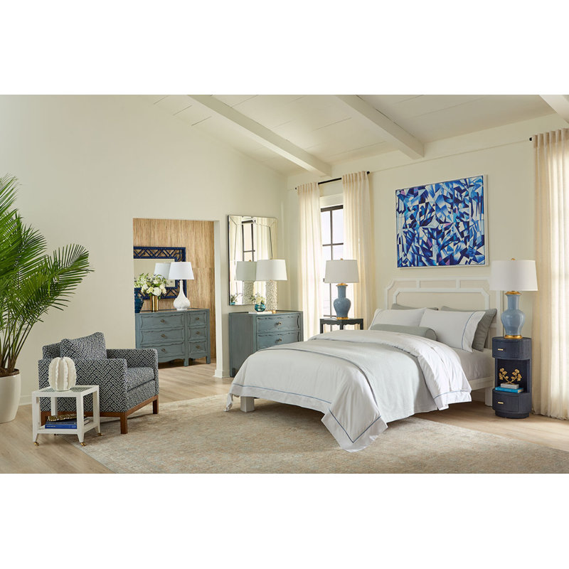Sara 3-Drawer End Table, Foggy Horizon
