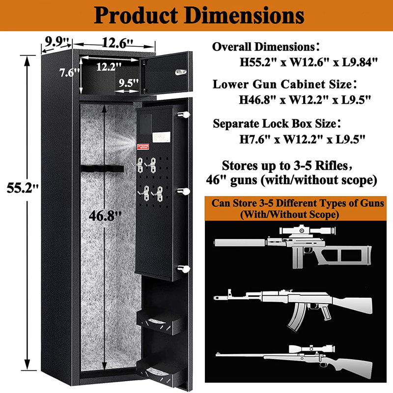 Gun Safe with Electronic Lock