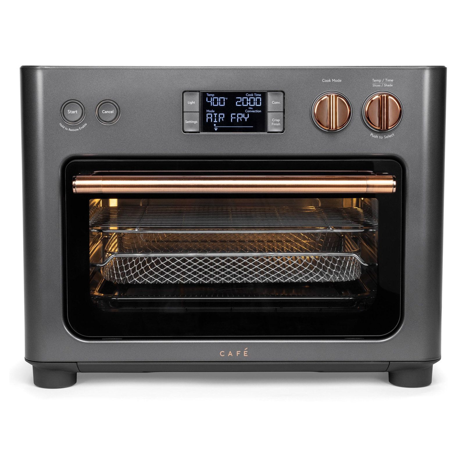 Café Couture Toaster Oven with Air Fry, Matte Black
