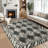 Animal Print Machine Washable Rugs for Living Room Bedroom Non Slip Soft Low Pile Checkered Indoor Carpet for Dining Room-599169114