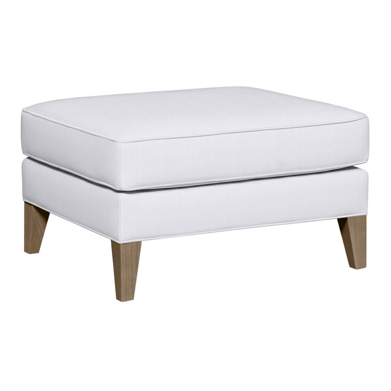 Burlingame Upholstered Ottoman, Hampton, Navada Snow