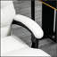 Chaise de bureau ergonomique avec siège pivotant, soutien lombaire, massage, hauteur réglable, appui-tête et repose-pieds