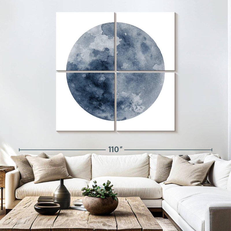 Oberle Celestial Blue Moon, 74" H x 74" W