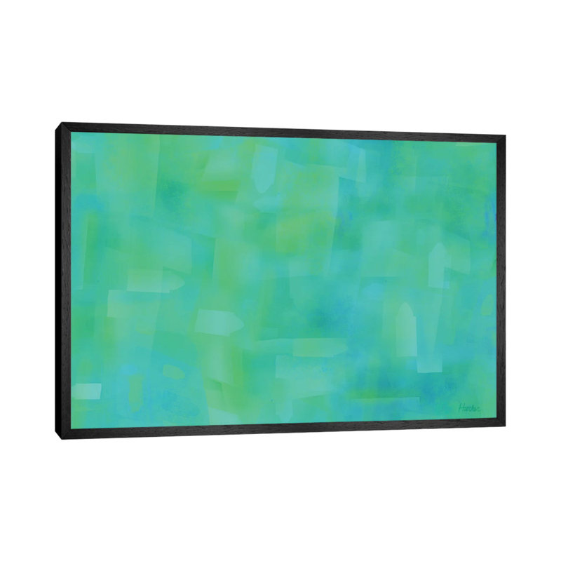 1 Piece Wall Art on Canvas, 66.04 cm H x 45.72 cm W, Black Floater Frame