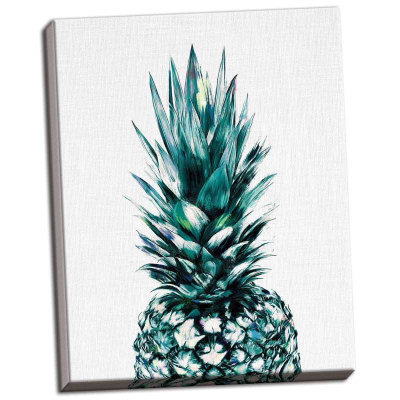 « ananas ii », impression, Toile tendue, H 14 po x l 11 po x P 0,75 po