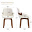 Chaises de salle à manger rembourrées Modern-1152305153