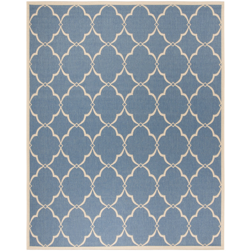 Croker Performance Abstract Indoor/Outdoor Area Rug, Rectangle 9' x 12'