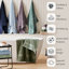 Ensemble de serviettes 8 pièces 100% coton absorbant 800 g / m² 800 g / m²-54645472