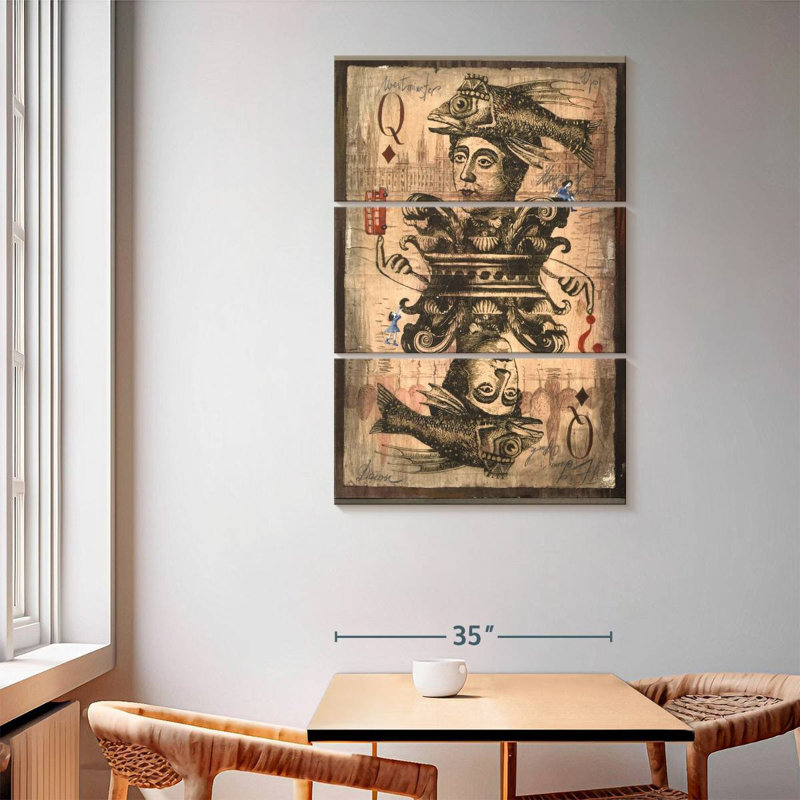 Senne Queen Of Diamonds, 65" H x 42" W