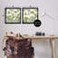 Charmant ensemble de 2 cadres flottants White Blooms, design par Vanessa Austin-305745834-305745833