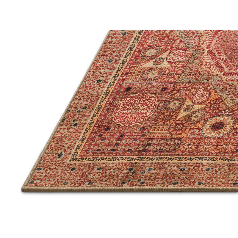 Abstract Indoor Rug, Rectangle 7' x 9'