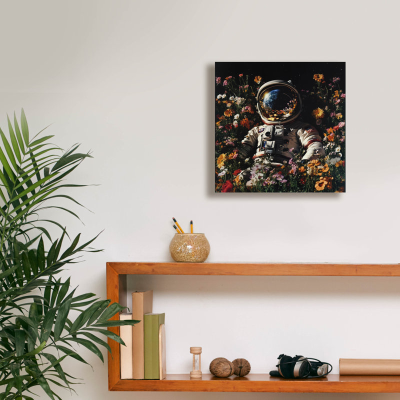 «Homesick» par Rich Monet, art mural sur toile, H 12 po x l 12 po x P 0,75 po