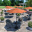 Parasol de marché 90 po Nikel-91265865