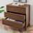 Render Large 3-Drawer Nightstand In Walnut