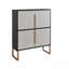 Armoire de rangement 42 po à 4 portes et 4 poignées