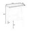 2 tabourets de comptoir à hauteur de comptoir pour petits espaces, surface noyer - rustique, centré, 2