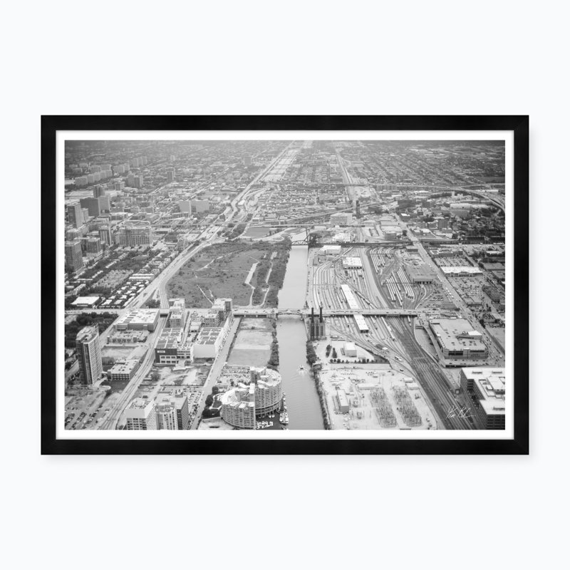 Southern Skyline In Black & White Print
