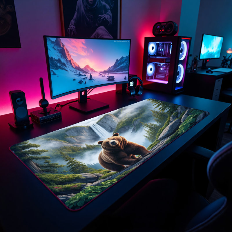 Polyester Desk Pad, 23.6x13.8