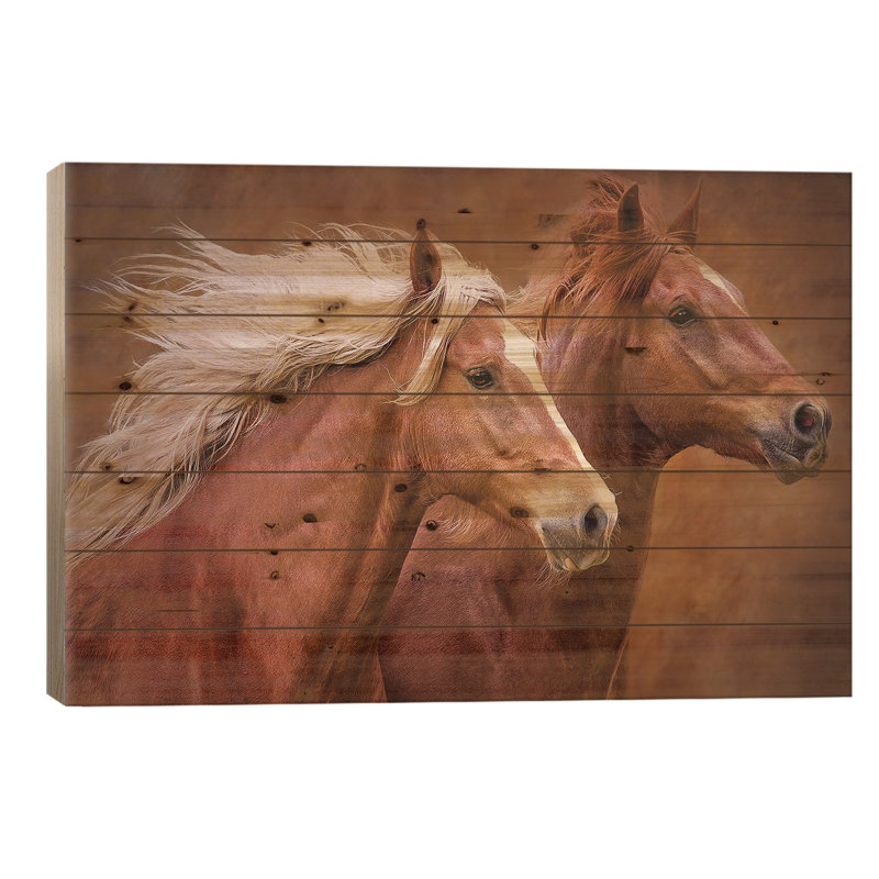 " Purebred I " by Ozana Sturgeon, 18" H x 26" W x 1.5" D