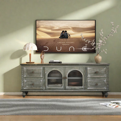 Spacious Tv Stands  Entertainment Centers, Mdf Wood Farmhouse Home Console