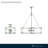 Bennetti 24.75" Wide 5-Light Chandelier-1018835496