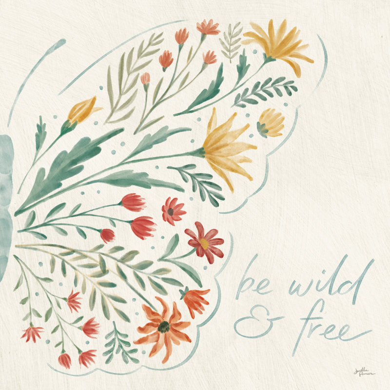 Wildflower Vibes VII, H 12 po x l 12 po