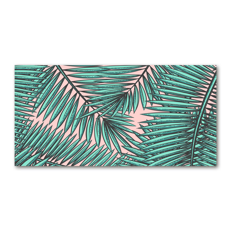 Leaves Of Palm - Wrapped Canvas Print